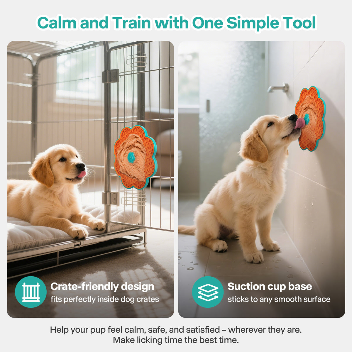 Chill Out - Lick‘A’Disk Dog Lick Mat Summer Slow Feeder for Dogs