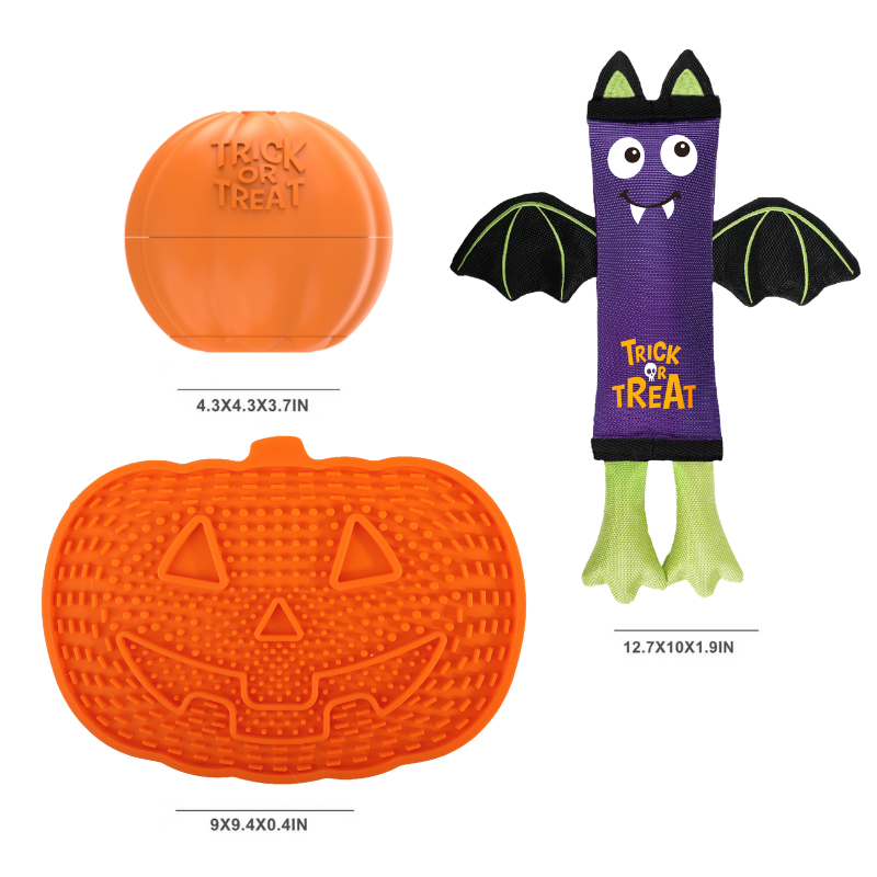 All For Paws Halloween Dog Toy 3-Pack Bundle