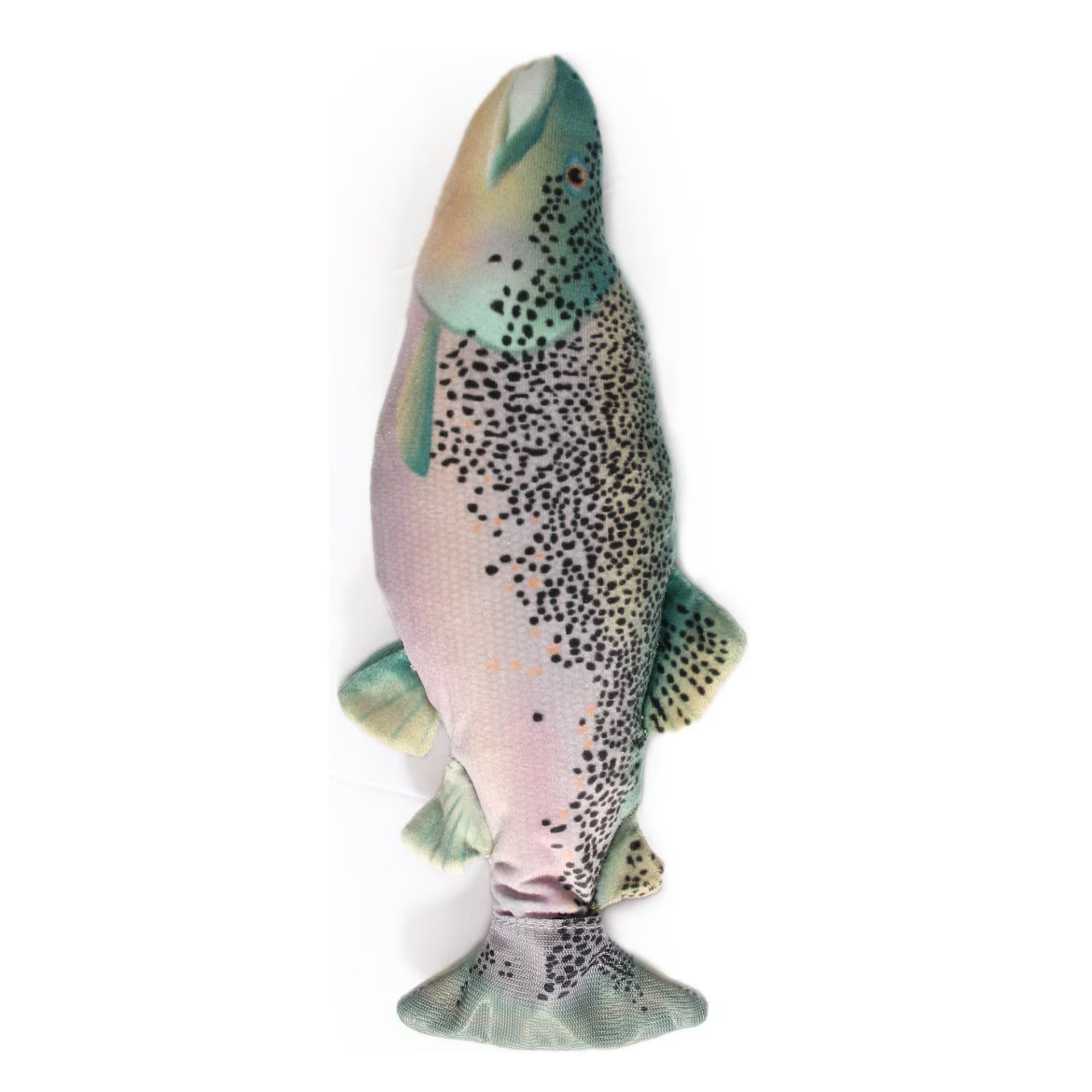 Allforpaws Natrual Instinct Jittering Fish Trout Motion Cat Toy, Multicolor