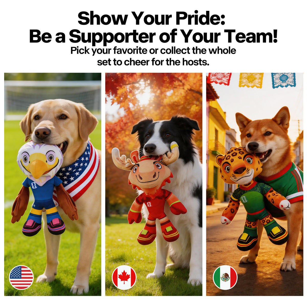 Official FIFA World Cup 2026 Edition - Mascot Dog Toys