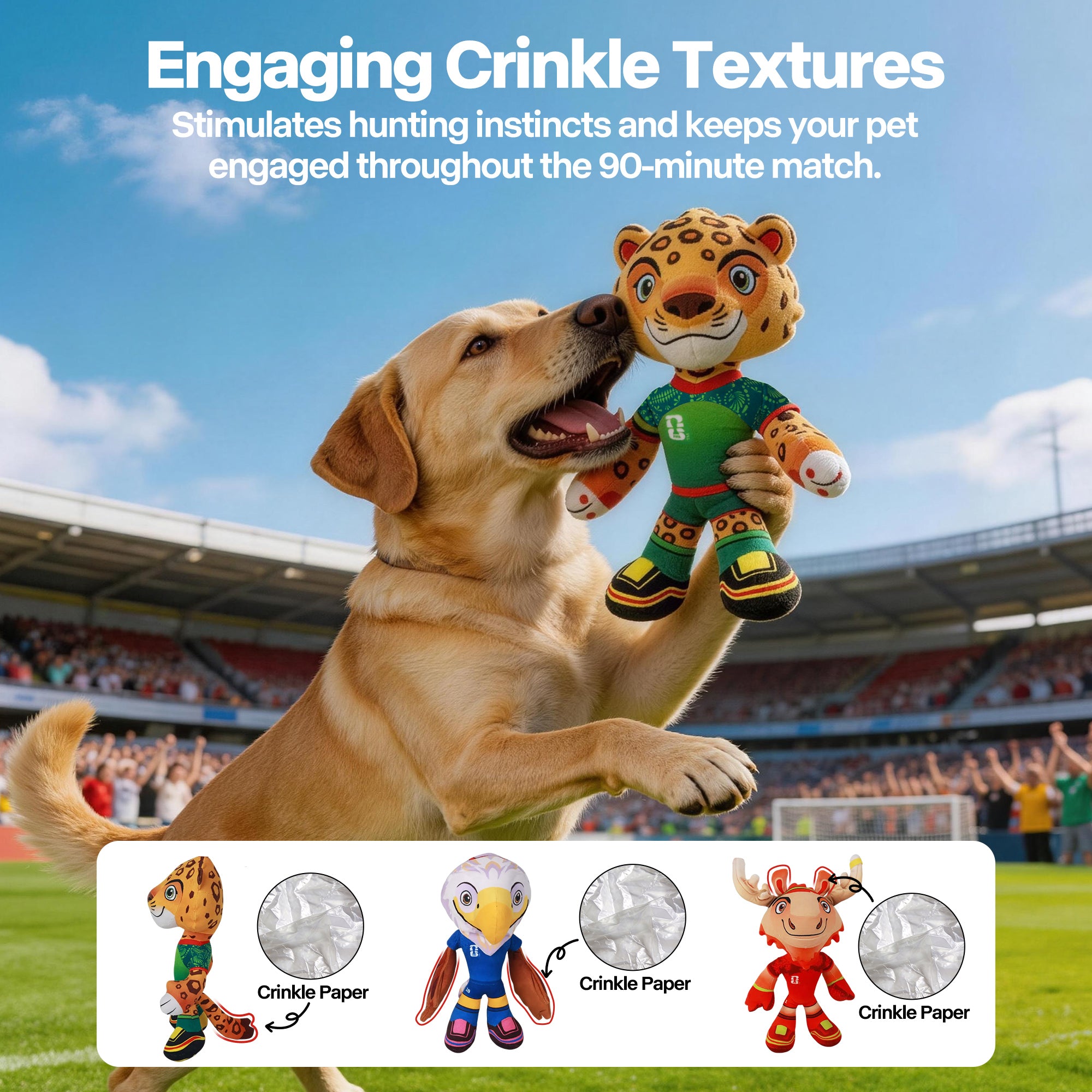 Official FIFA World Cup 2026 Edition - Mascot Dog Toys