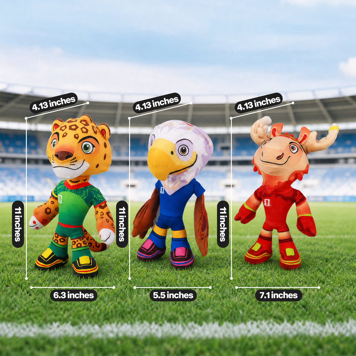 Official FIFA World Cup 2026 Edition - Mascot Dog Toys