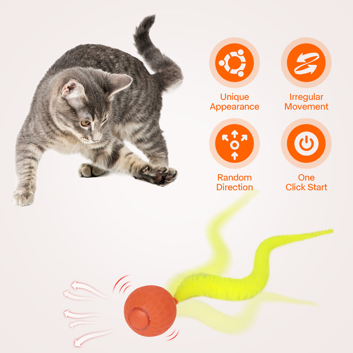 Modern Cat - Thrill Jumping Ball Cat Toy