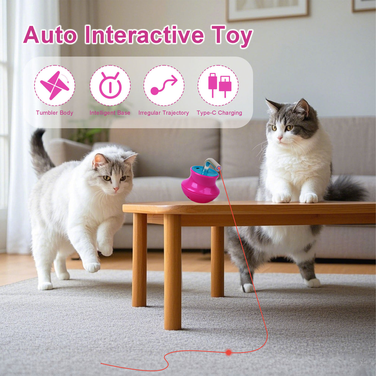 Modern Cat - Laser Gyro Cat Toy
