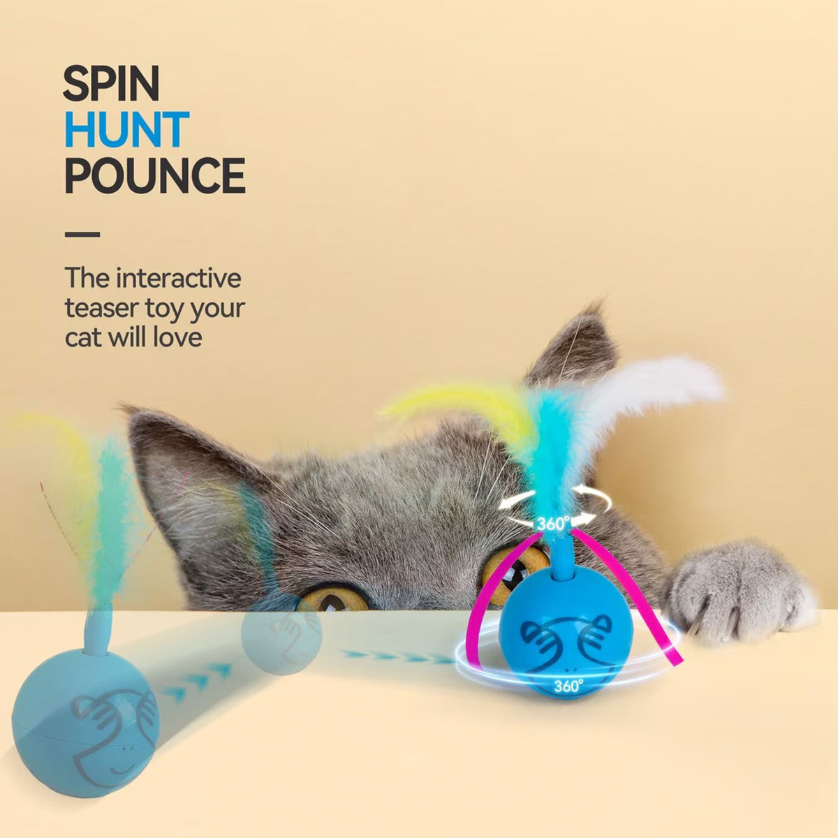 Mordern Cat - Dizzy Spinner Cat Toy