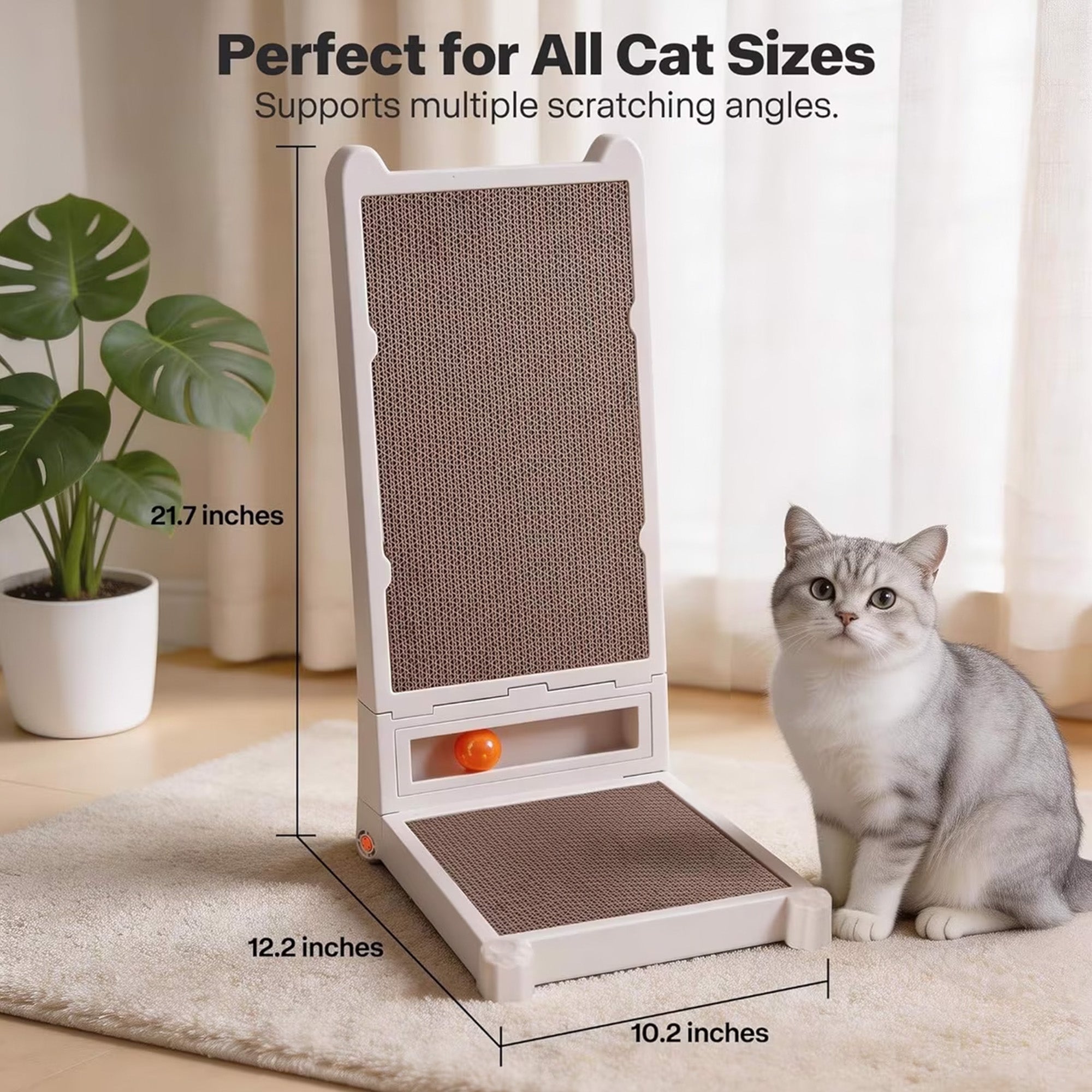 Classic comfort -Cat Scratcher - L-Scratch Foldable Pad