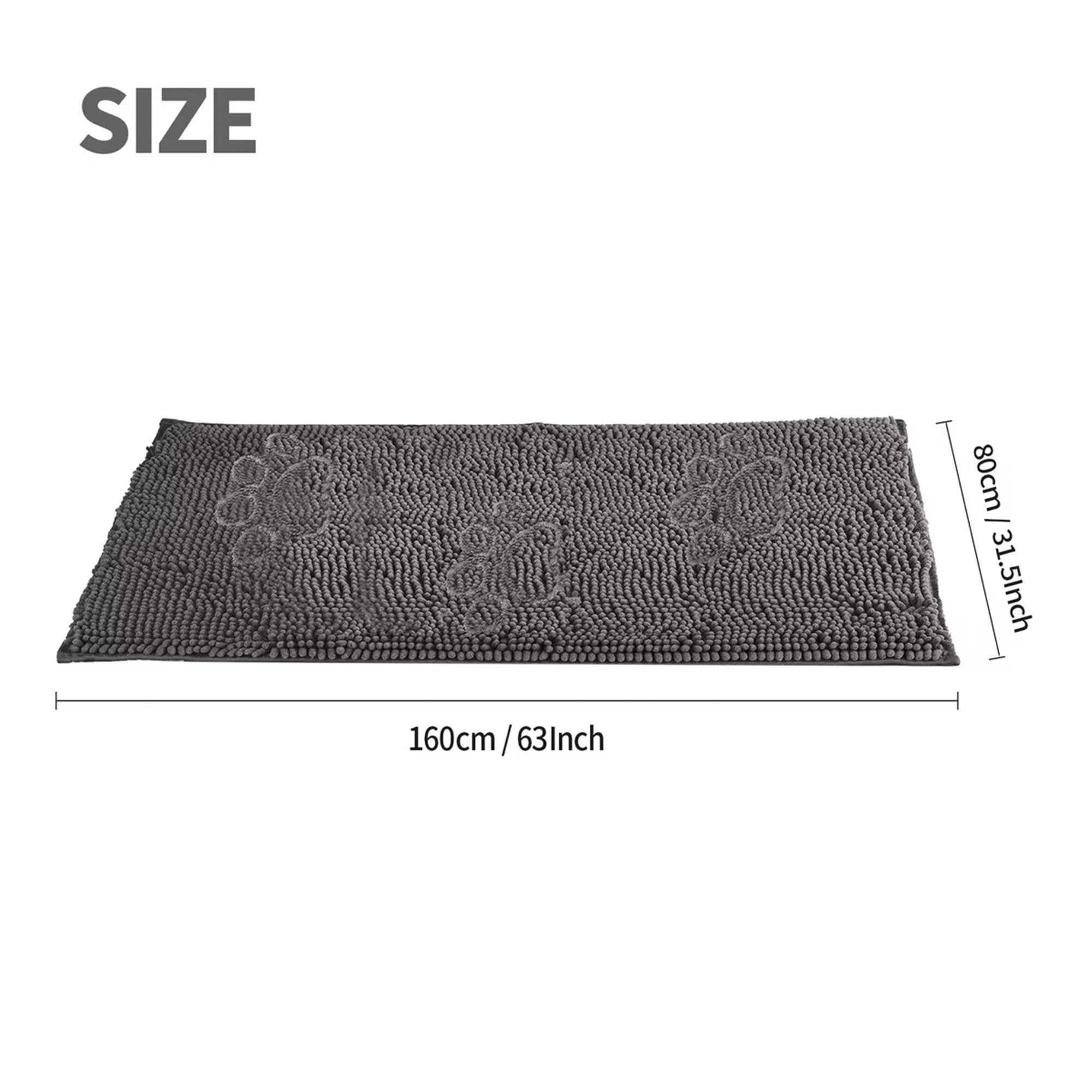 GO Fresh-Dirty Dog doormat Chenile 3Size