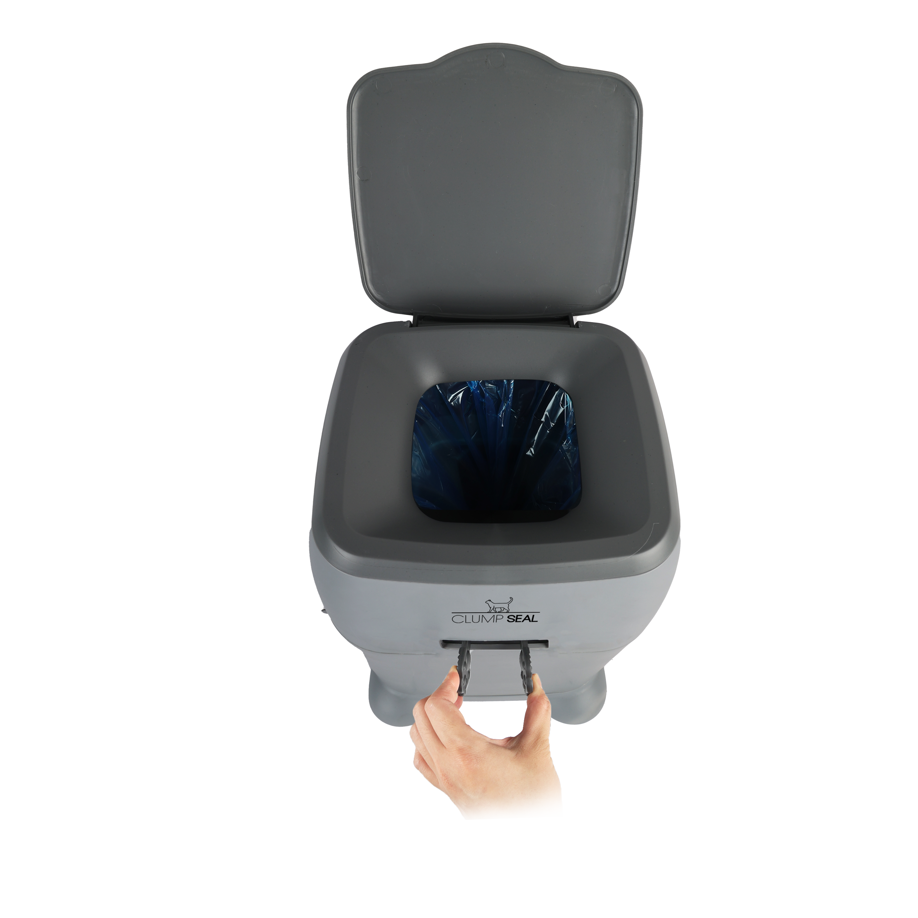 Allforpaws Go Fresh Clump Seal Cat Litter Disposal System, Odor Lock Cat Waste Bin