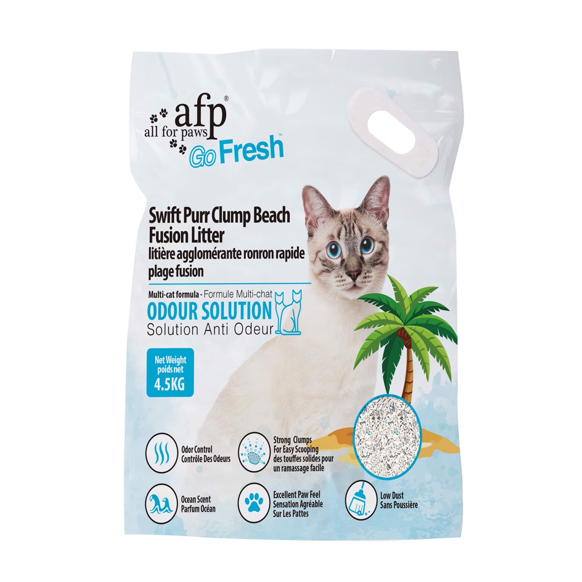 Go fresh-Swift Purr Clump Beach Fusion Litter