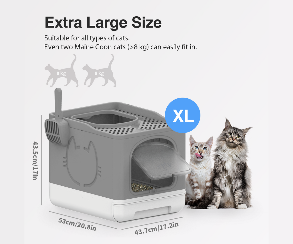 Go Fresh-  Portable Foldable Cat Litter Box