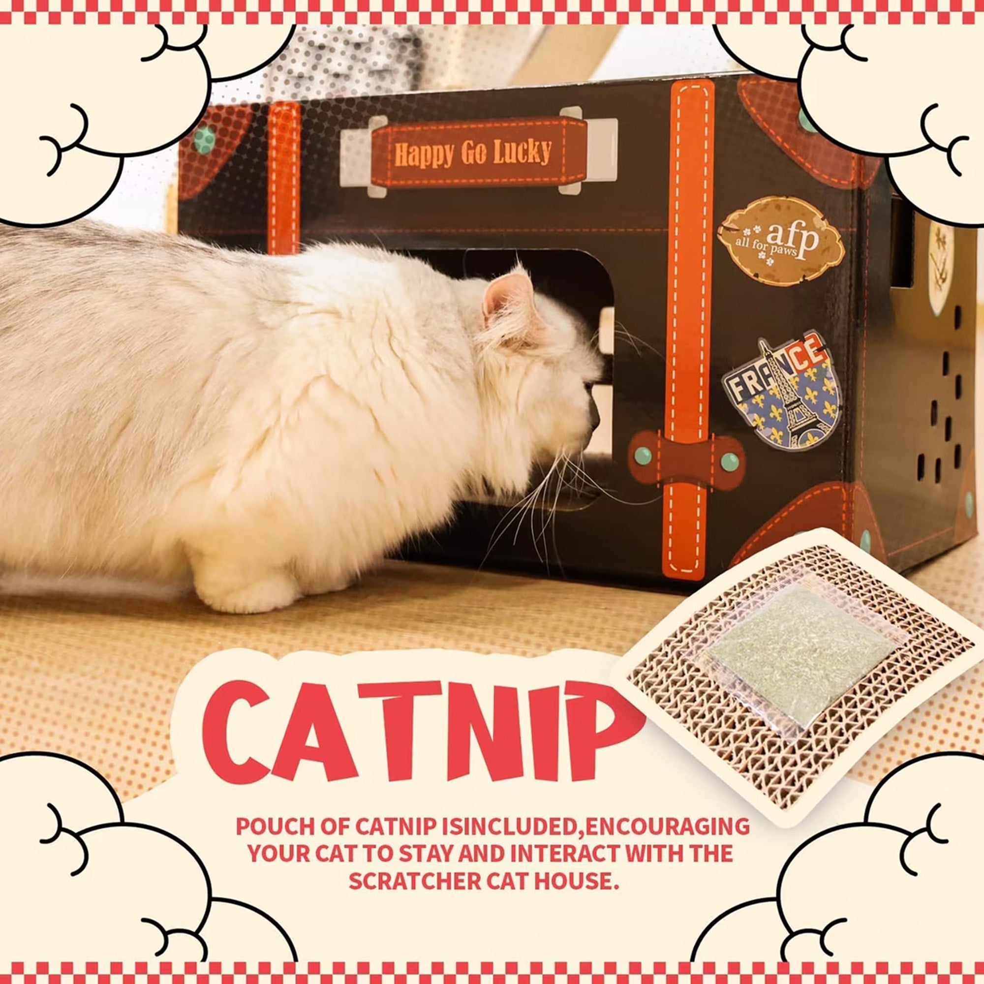 Vintage - 2-tier Vintage Design Cat Scratcher