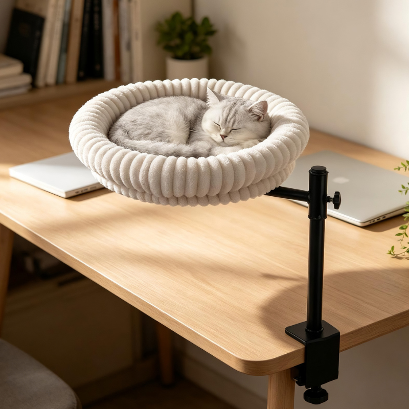 AFP-Skywalk 360° Rotating Desk Clamp Cat Perch