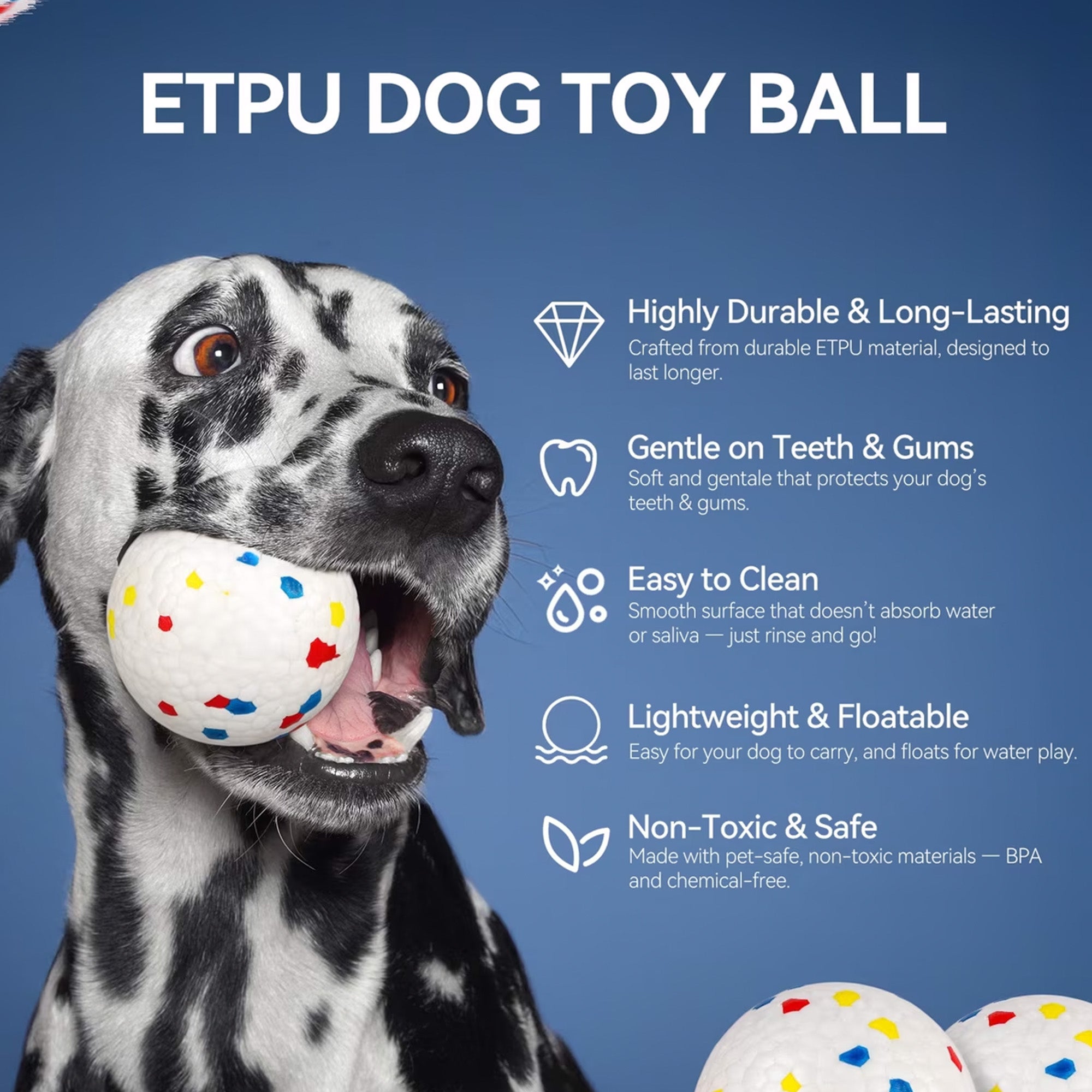 AFP Interactive Maxi Ball Launcher Training Dog Toy with 2.5-in EPTU Balls