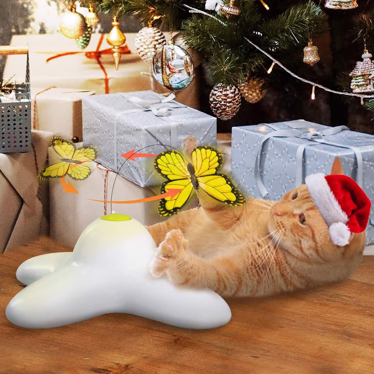 Automatic Butterfly Toy For Cat