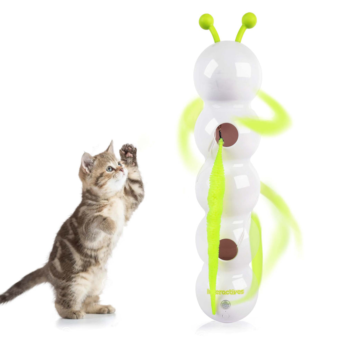 Interactives - Wack'A'Worm Post Cat Toy
