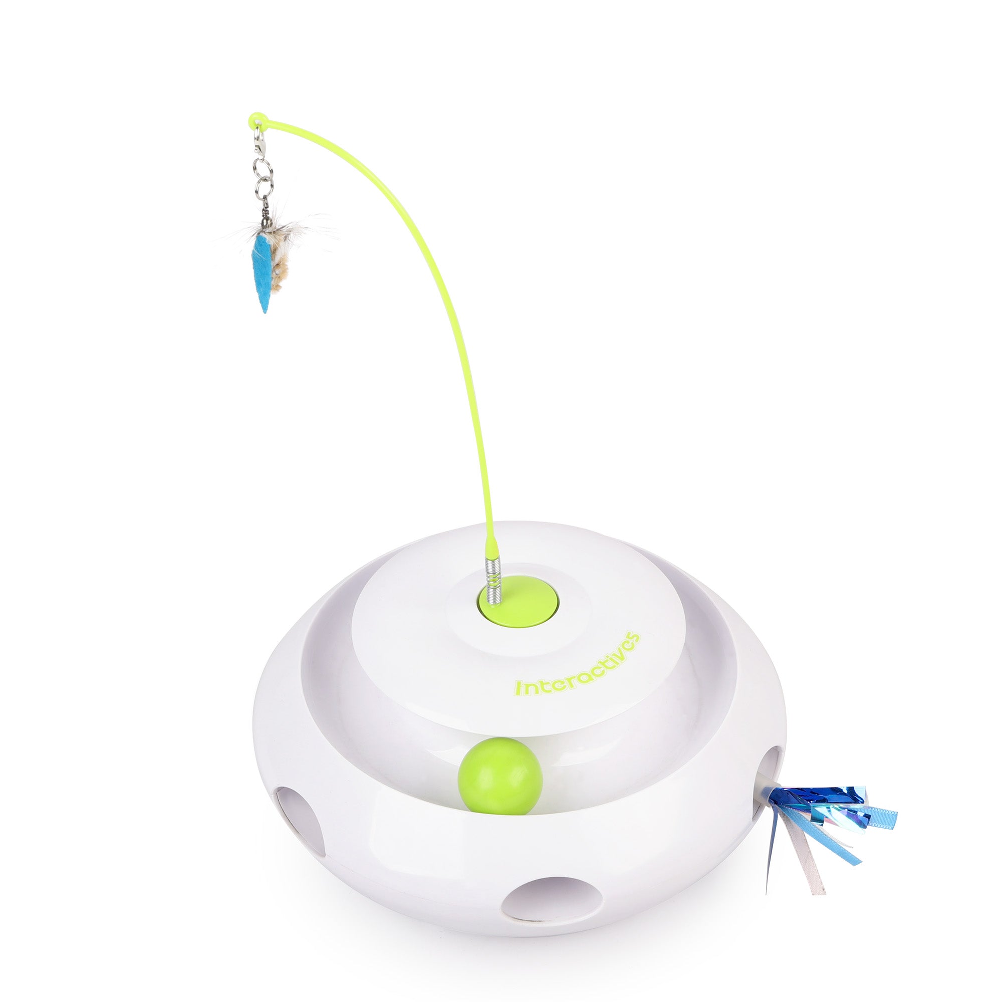 AFP 3-In-1 Interactive Cat Toy with 360° Rotating Bug