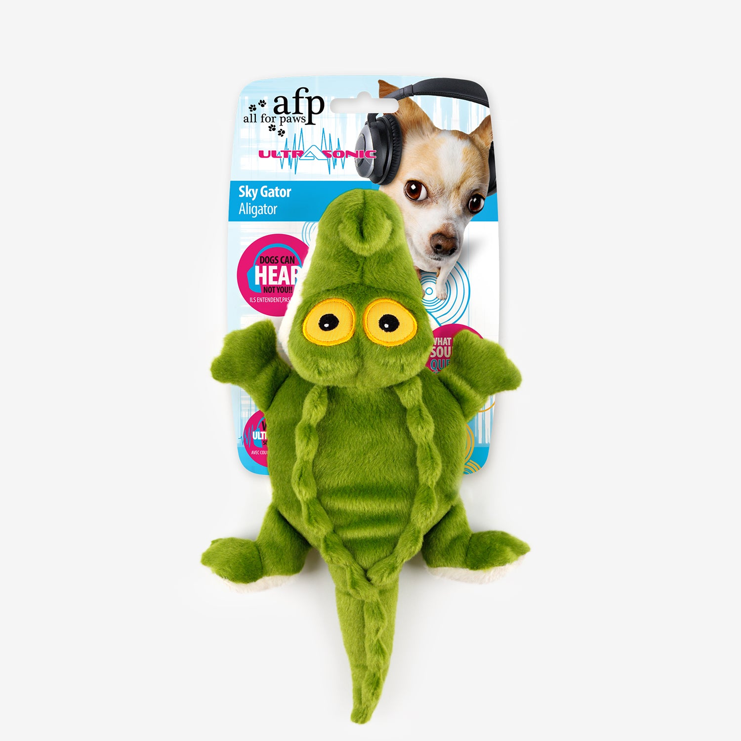 All For Paws Ultrasonic Silent Squeaker Dog Toy