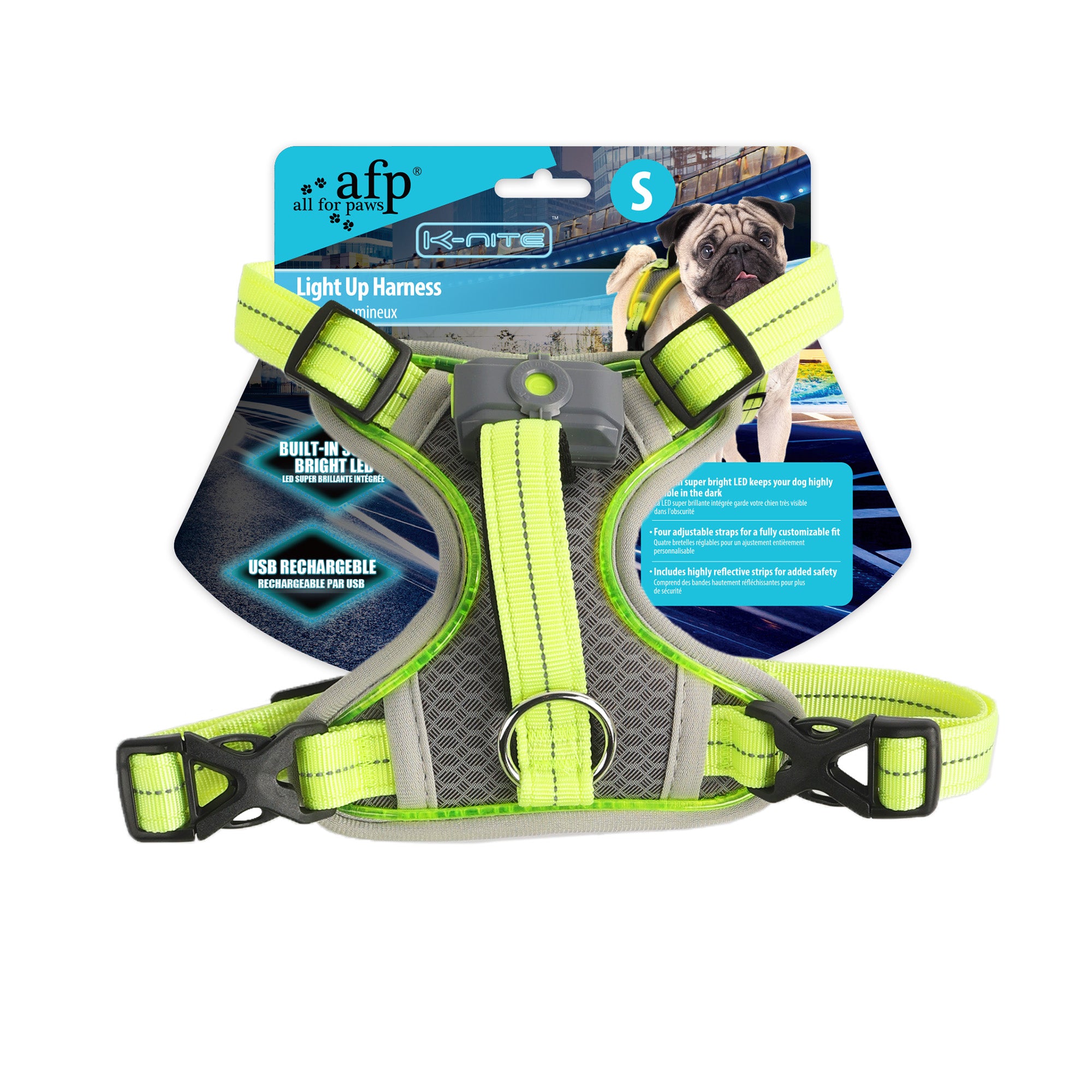 K-NITE - Dog Harness, Light Up Harness