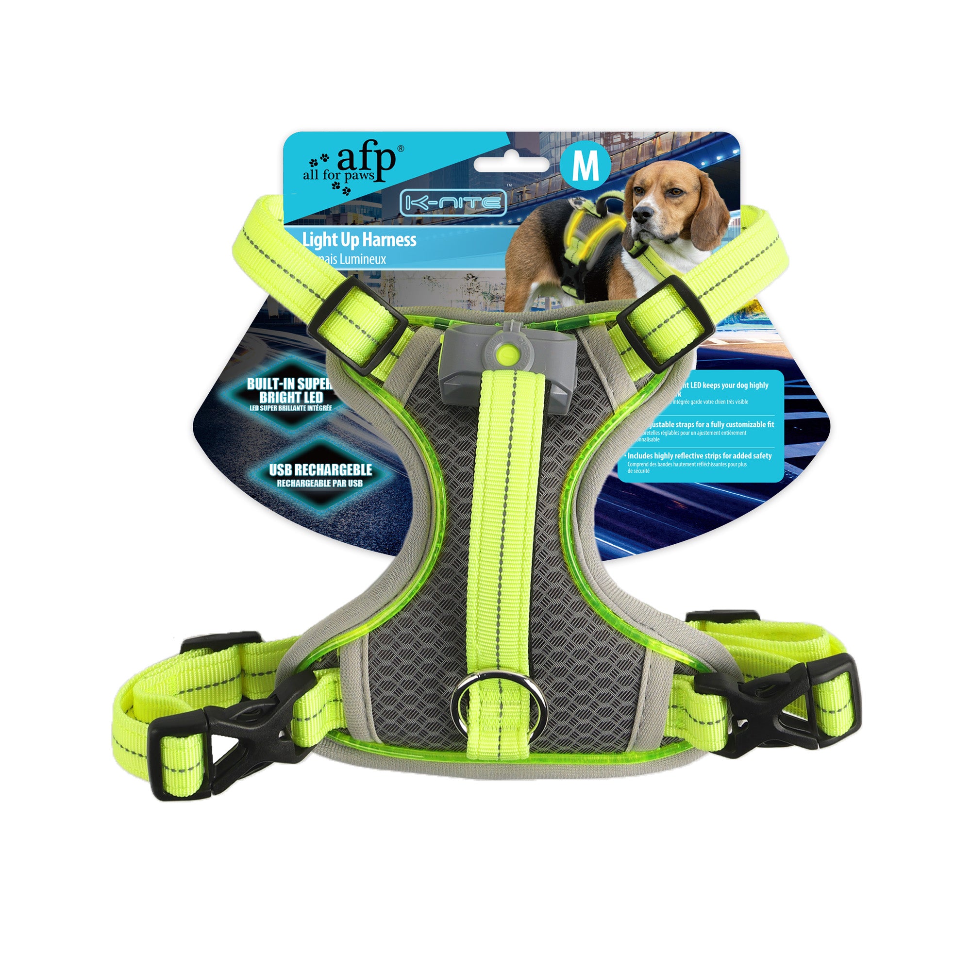 K-NITE - Dog Harness, Light Up Harness