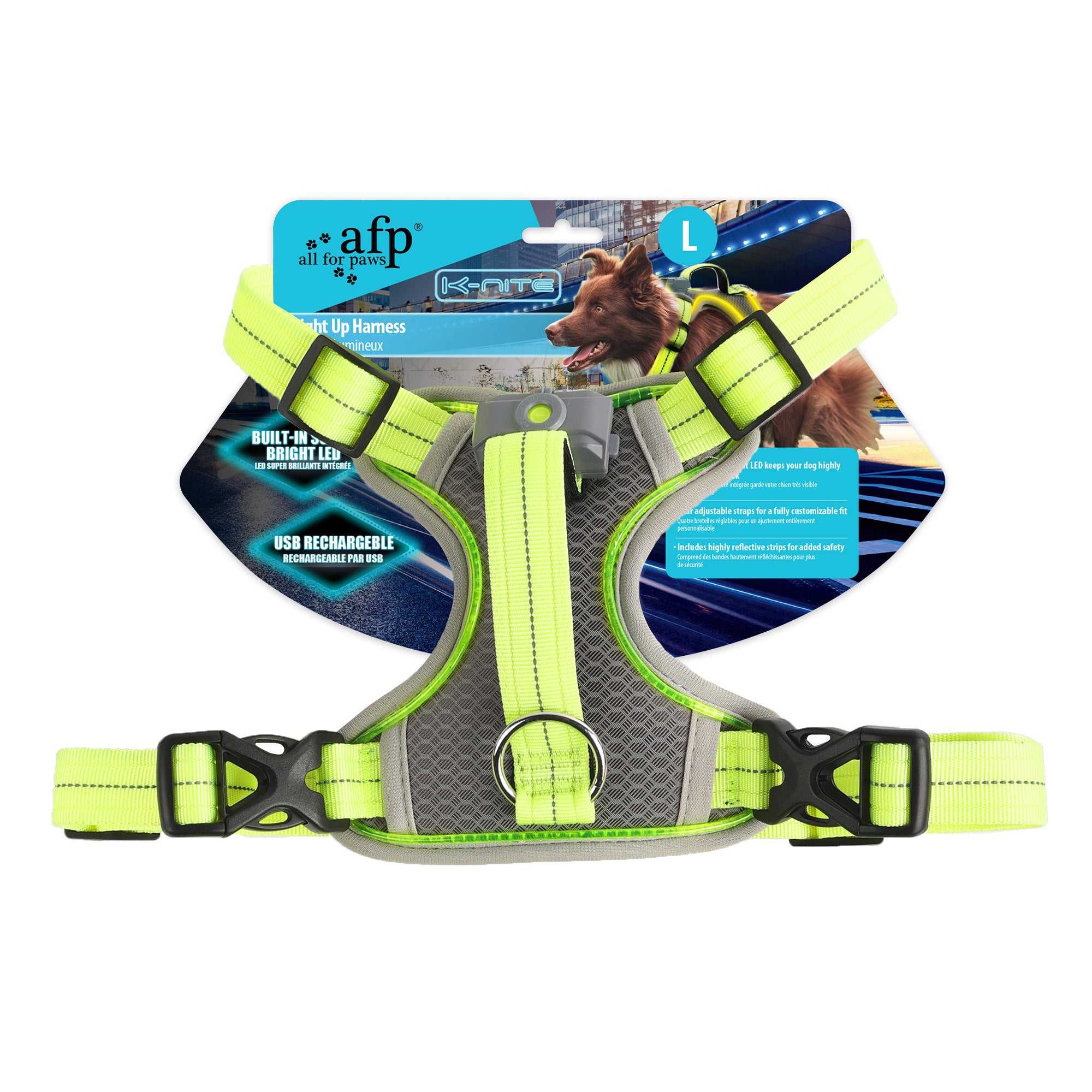 K-NITE - Dog Harness, Light Up Harness