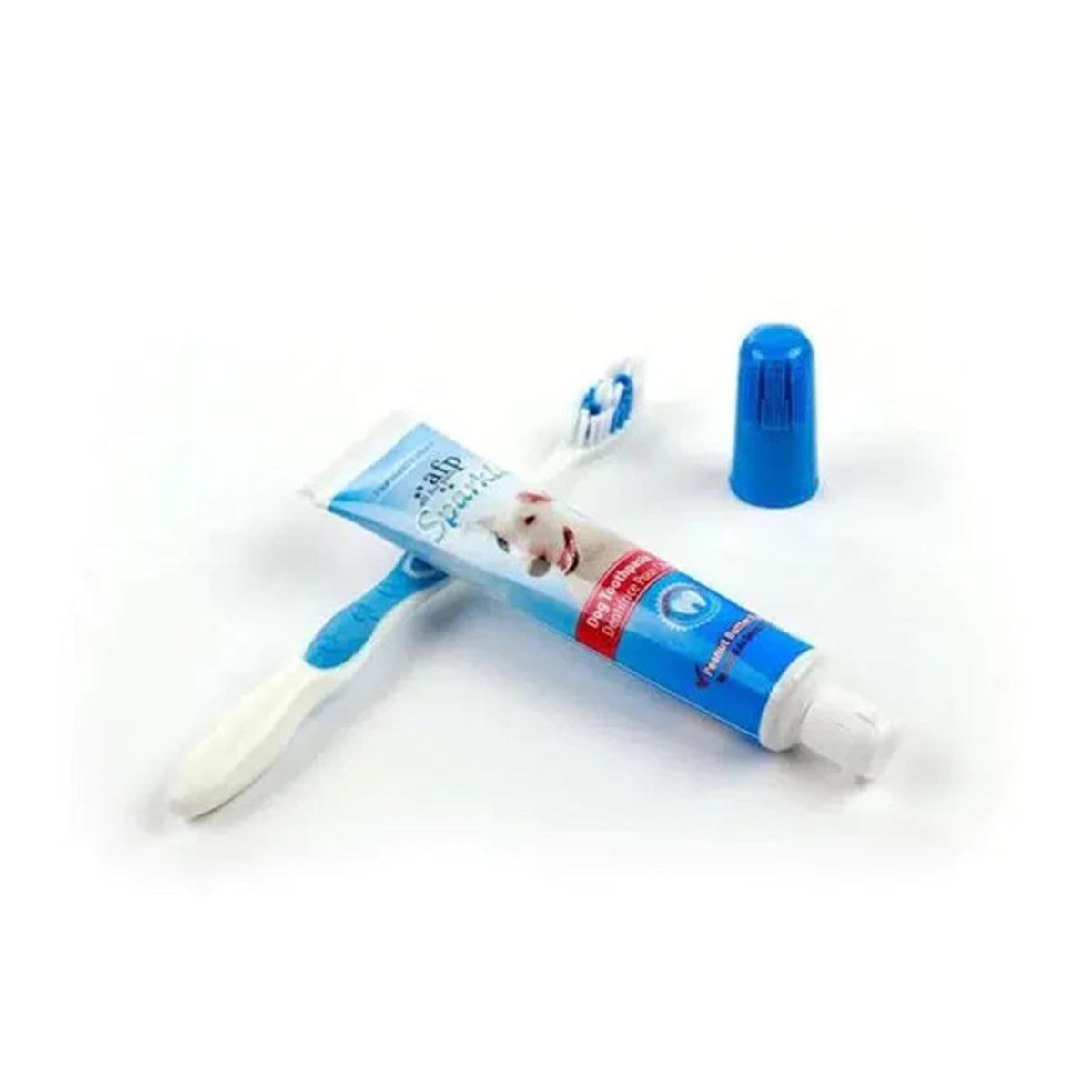 Combo Pack - Brush, Finger Brush And Peanut Butter Toothpaste