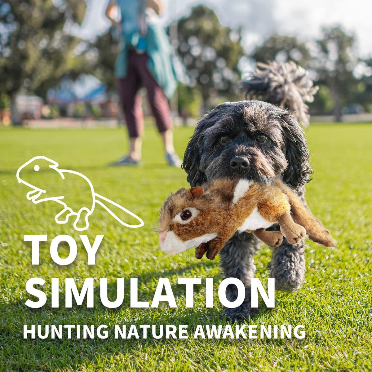 Classic - Dog Toys - Squeaky Dog Chipmunk Toys for Dogs