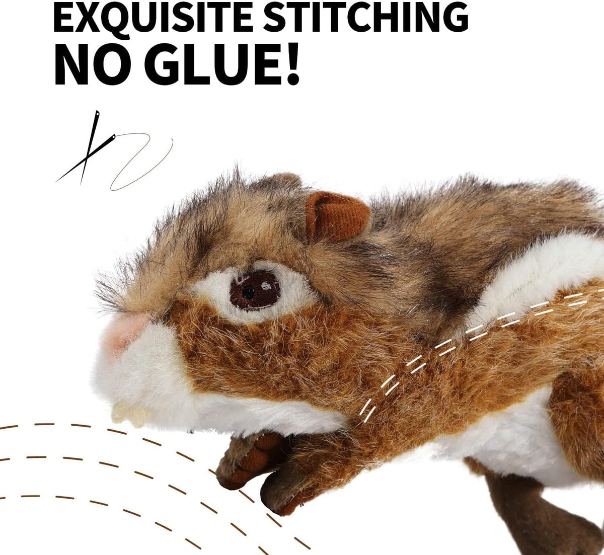 Classic - Dog Toys - Squeaky Dog Chipmunk Toys for Dogs