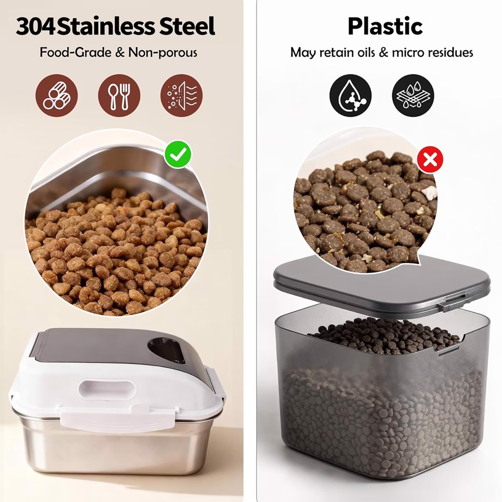AFP - Stainless Steel Pet Food Container (Item# 5747, 7L)
