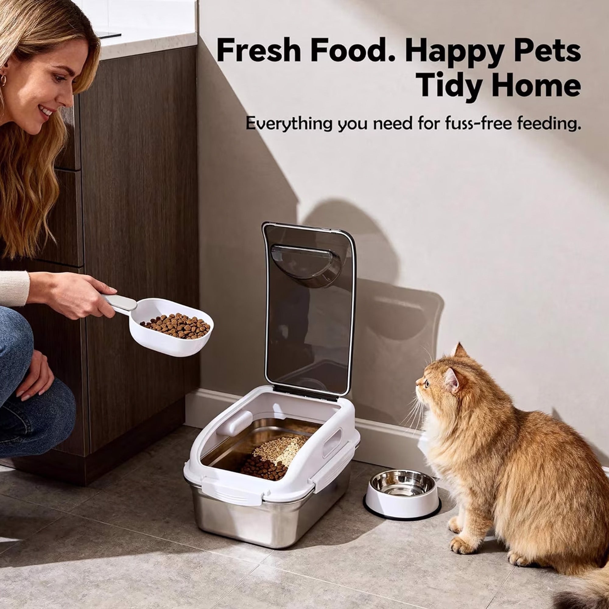 AFP - Stainless Steel Pet Food Container (Item# 5747, 7L)