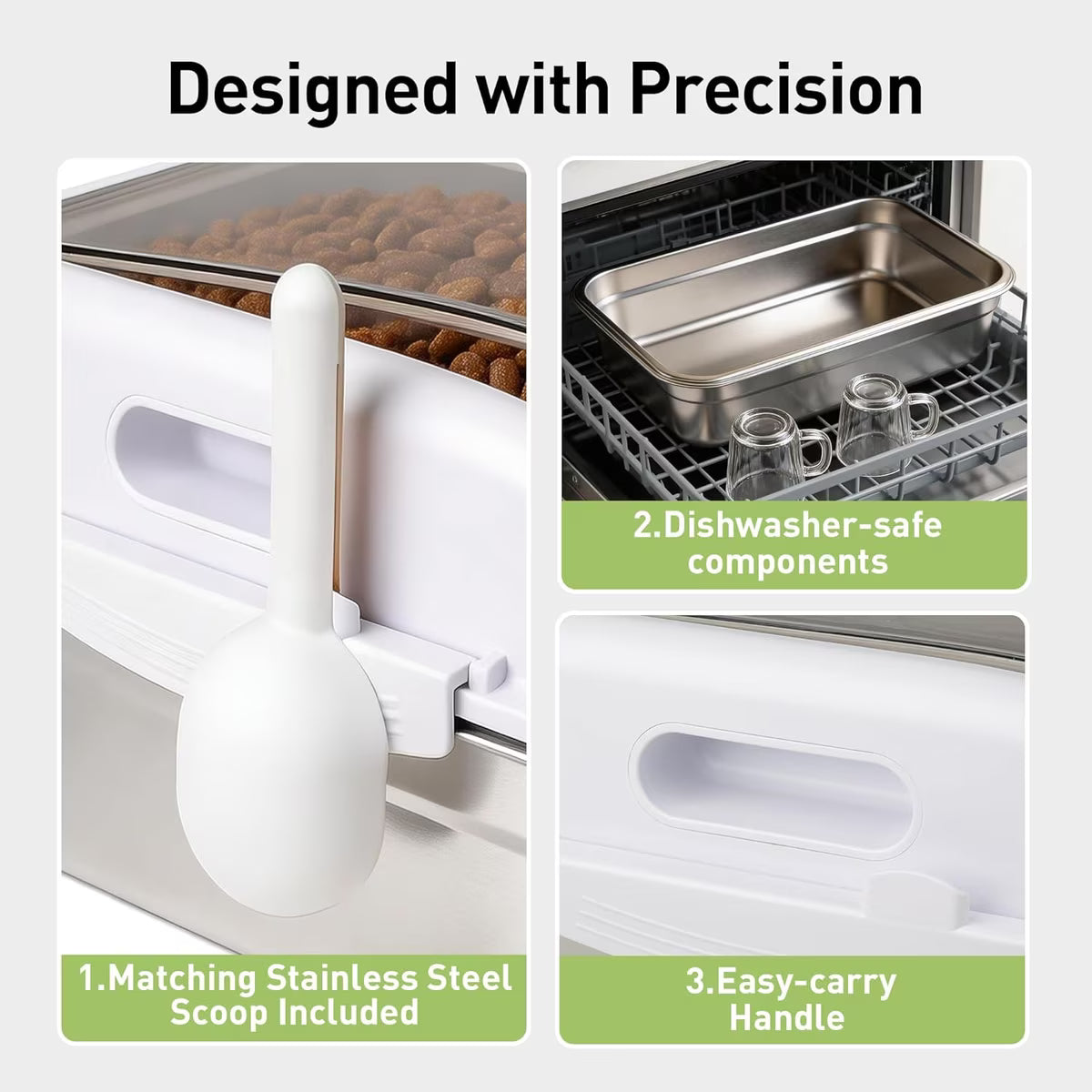 Lifestyle 4 pets-Stainless Steel Pet Food Container 10L