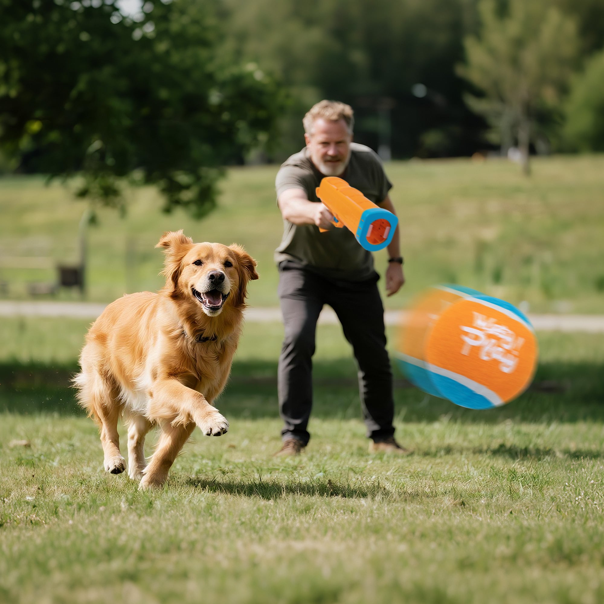 Wow Play - Doy Toy Tennis Ball Blaster - 45 ft