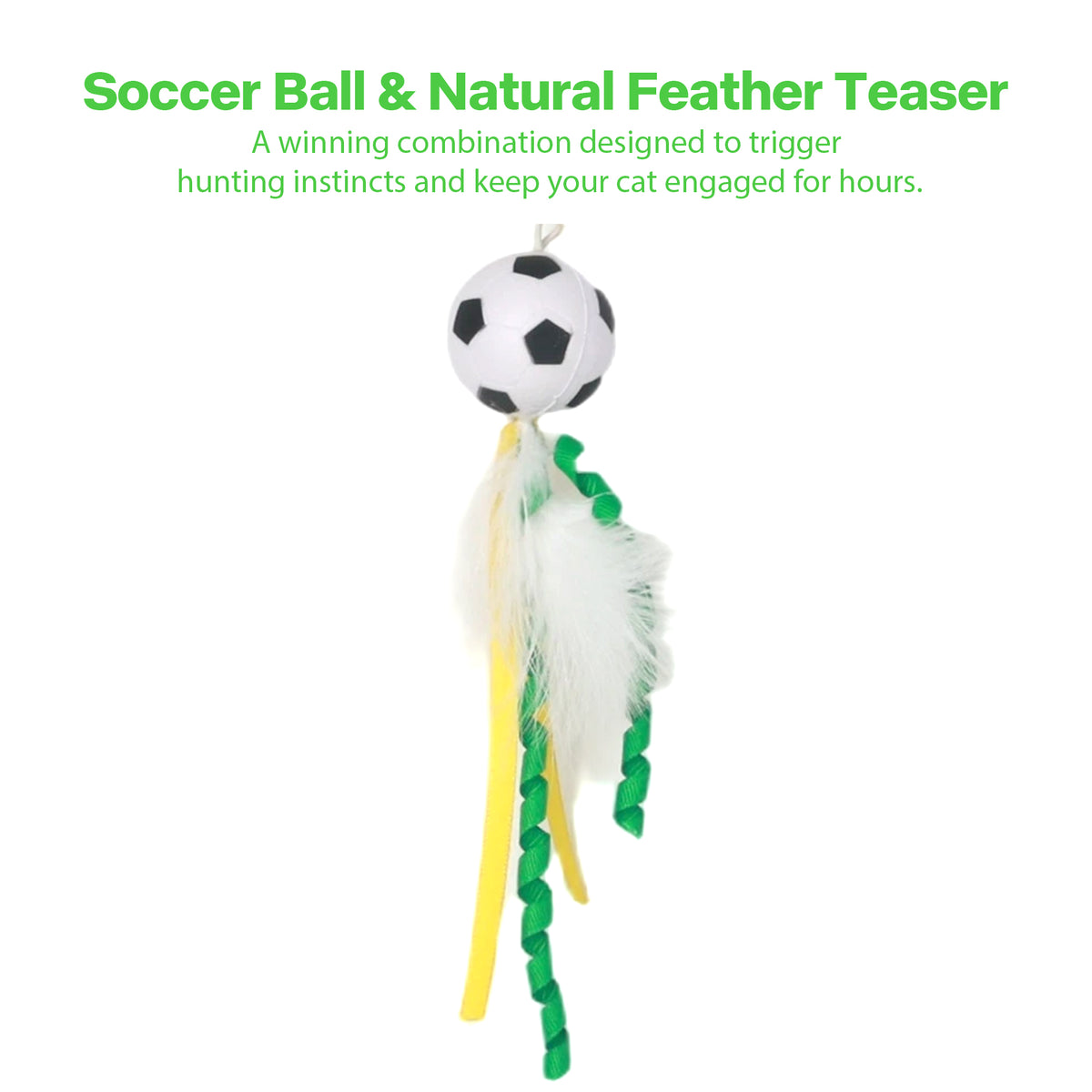 Official FIFA World Cup 2026 Edition Door Hanging Soccer Ball Cat Toy