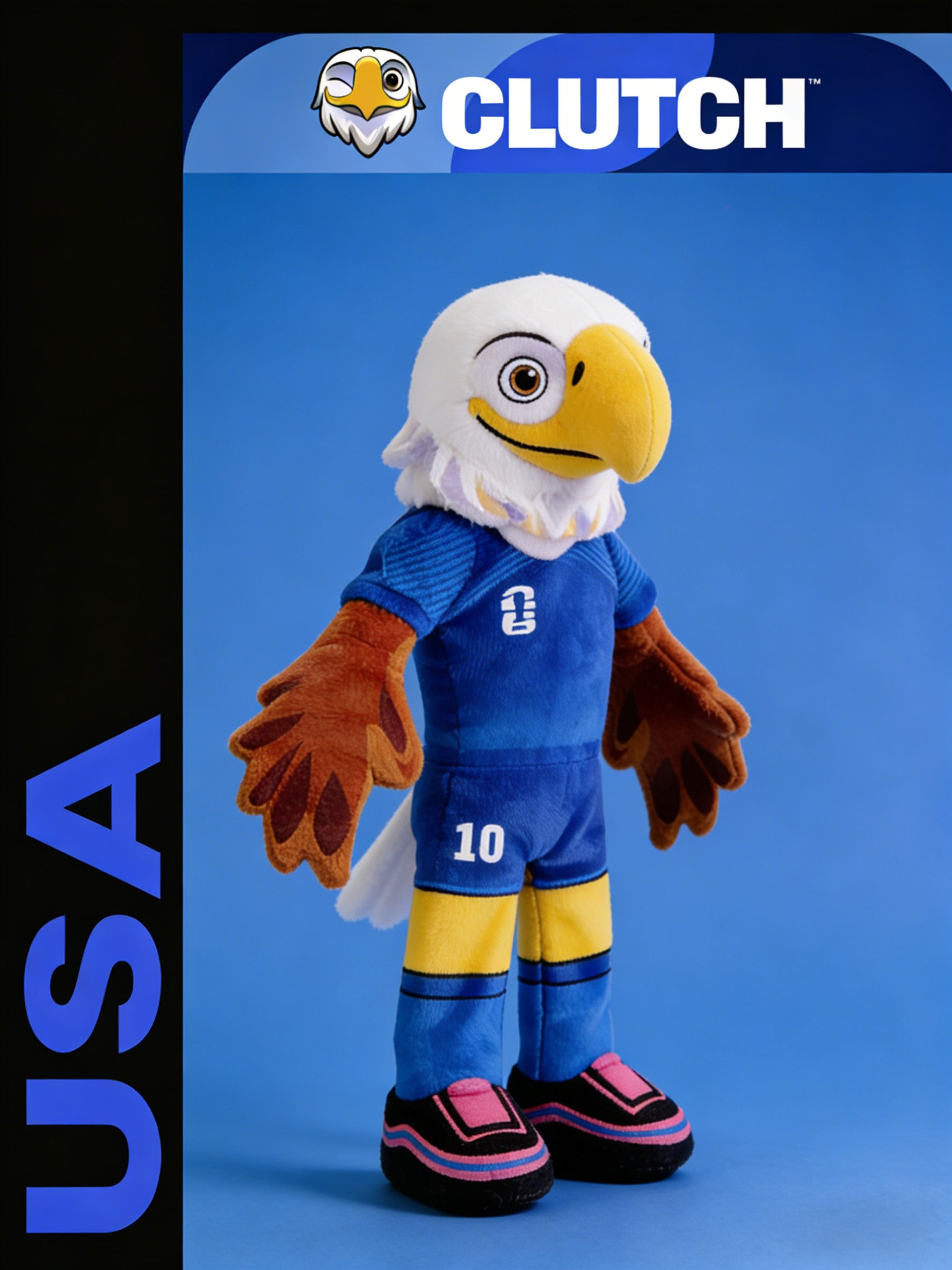 Official FIFA World Cup 2026 Edition - Mascot Flat Fetcher-pet toys CLUTCH, ZAYU