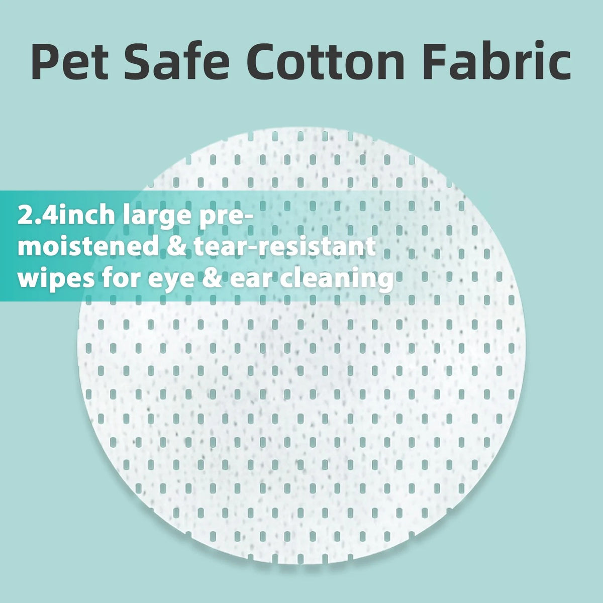 Pet Salon - Unscented Eyes/Ear Cleaning Wipes Dogs & Cats 120 cts