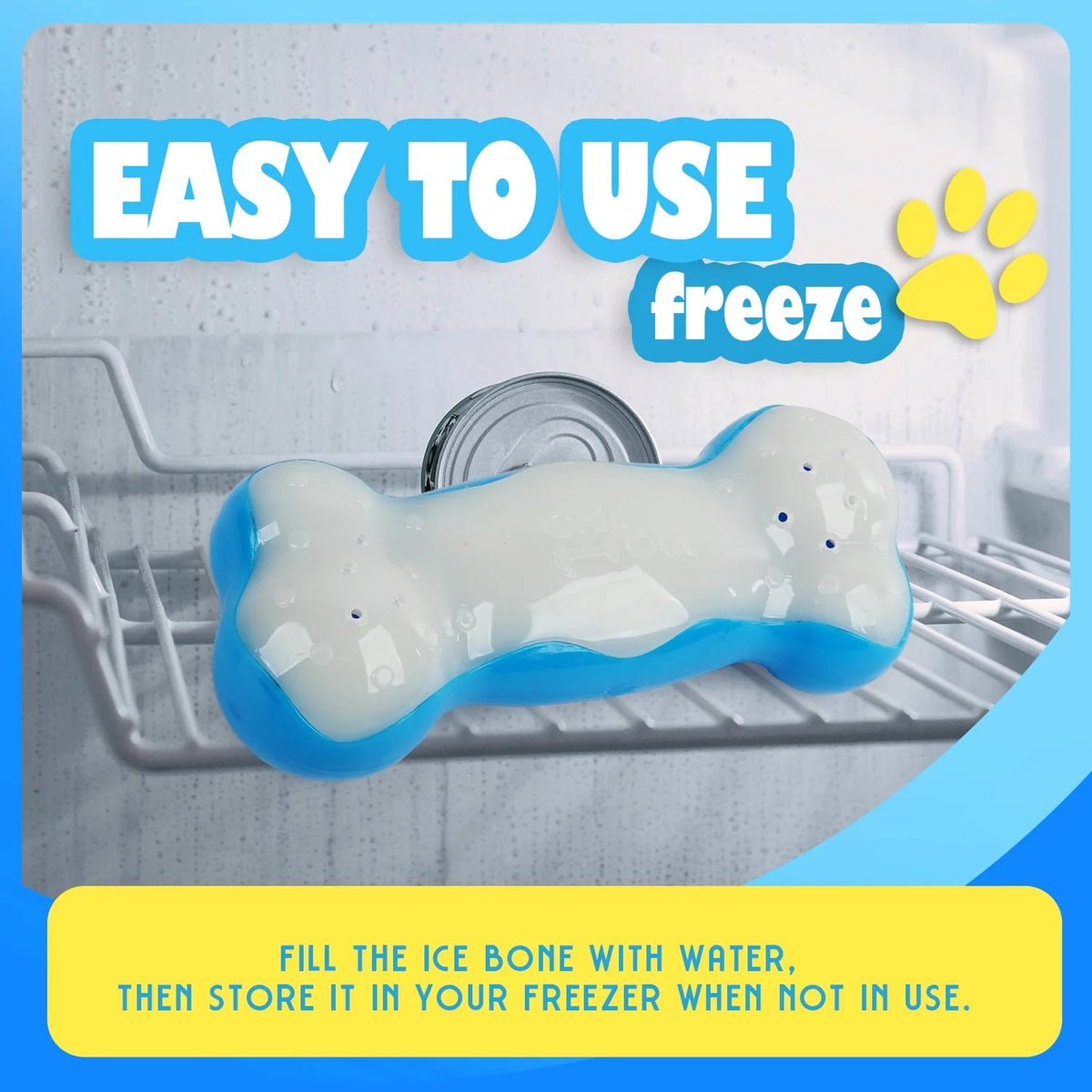 Chill Out - Bite Resistance Dog Cooling Chew Toy for Summer Ice Bone