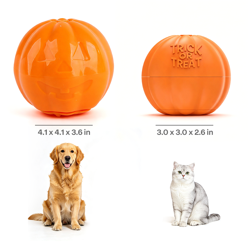 Happy Halloween - Dog Toy - Treat Or Trick Dog Dispenser