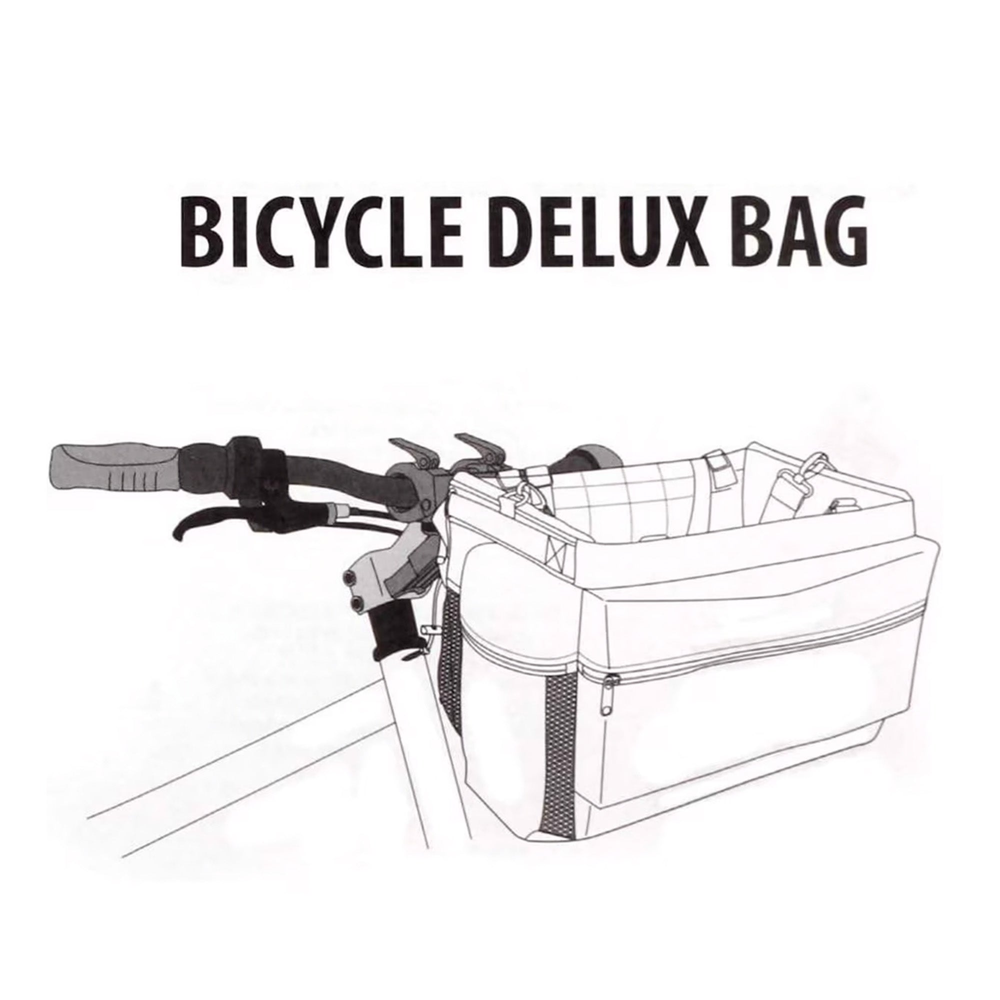 AFP Pet Bicycle Basket Carrier | Quick Release Handlebar Mount Bike Bag with Safety Leash & Breathable Vents, Holds Up to 8kg /18lbs for Small Pets