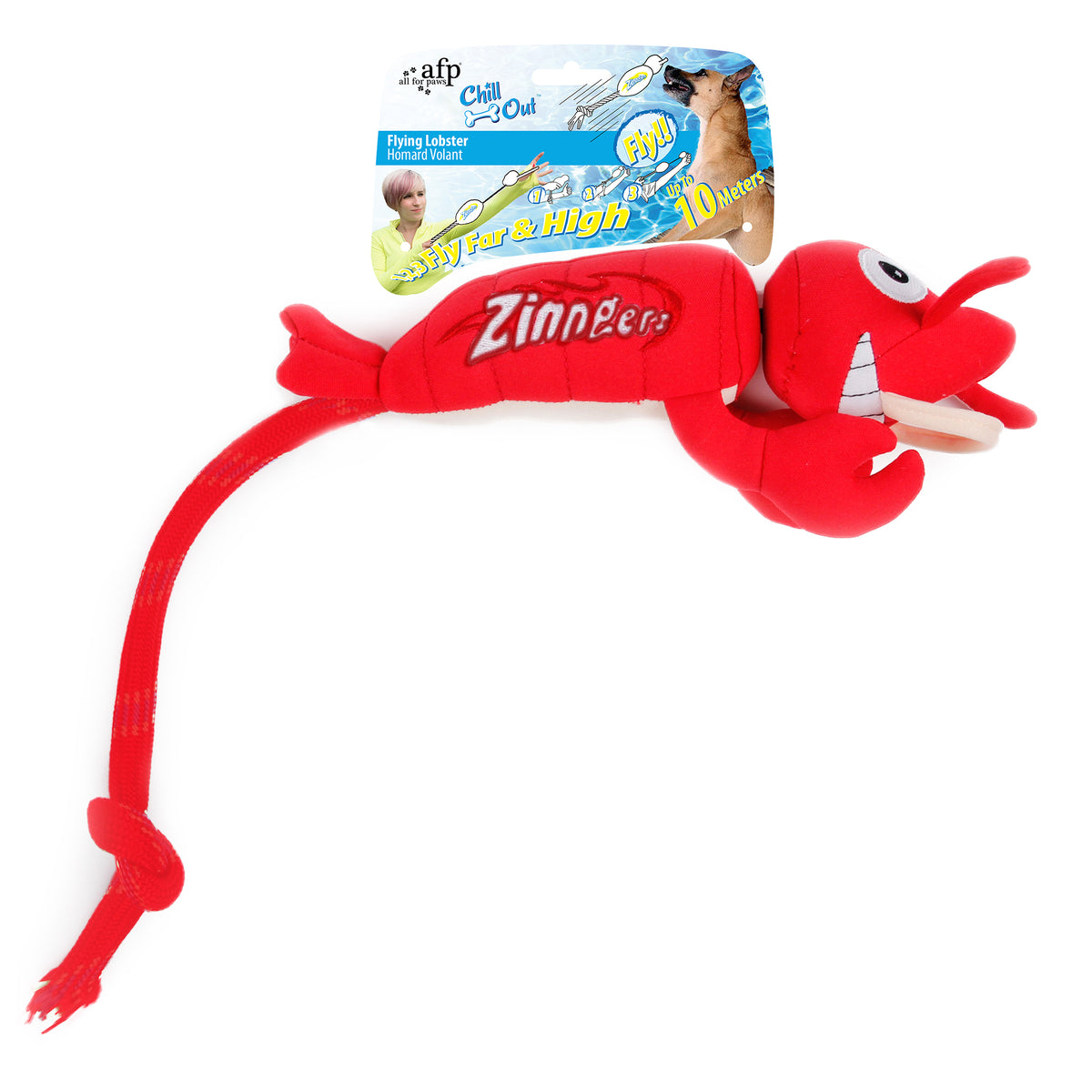 Chill Out - Dog fetch toy - Flying Lobster