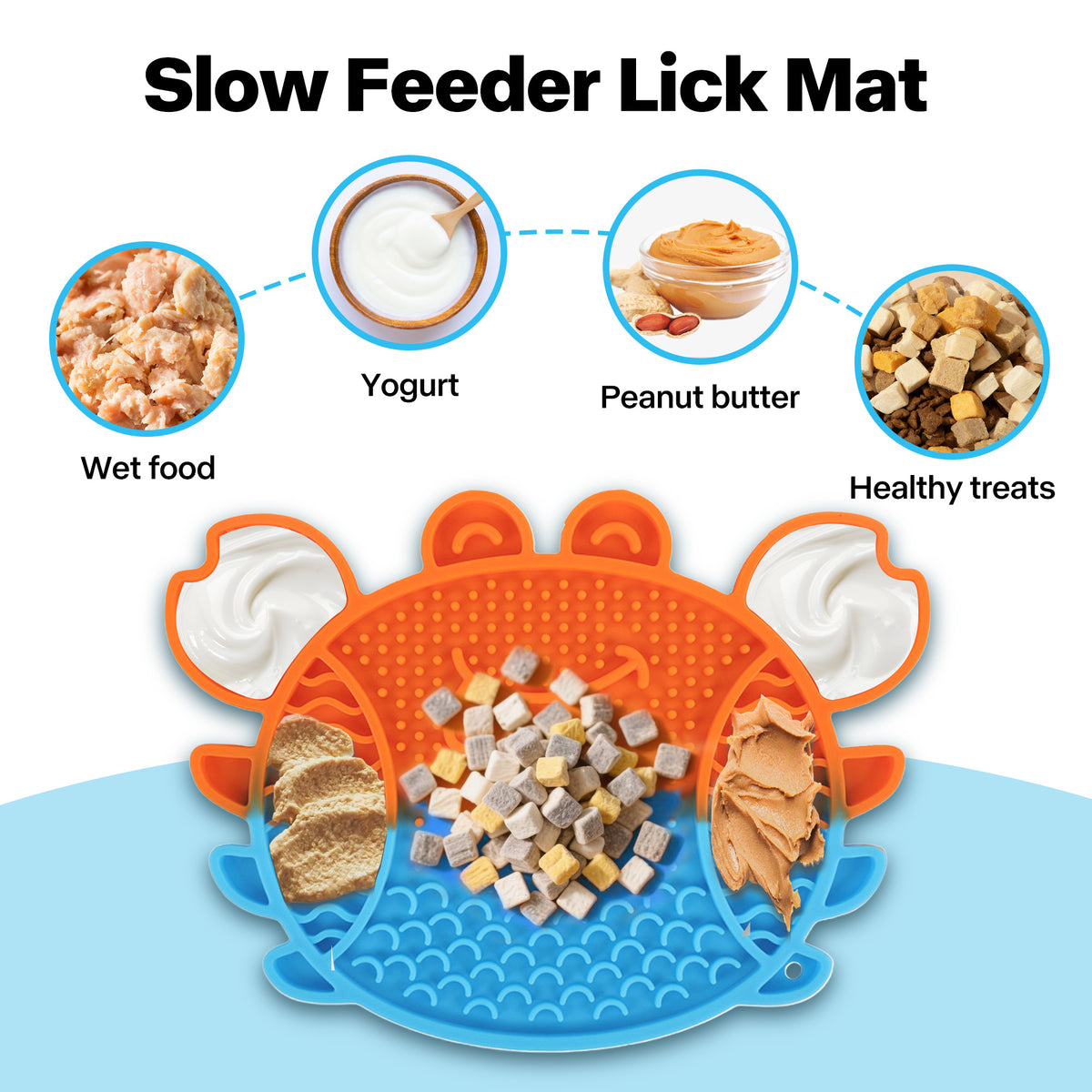 Chill Out - Pet Lick Mat - Lick’A’Crab