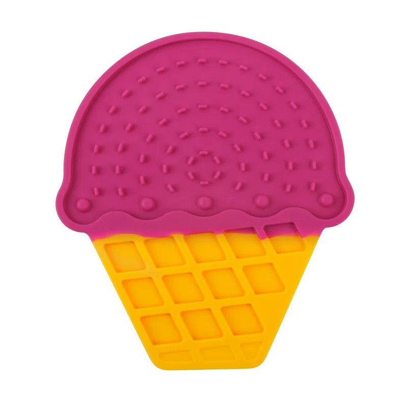 Chill Out - Dog Slow Feeders - Ice Cream Dog Lick Mat Summer Slow Feeder for Dogs