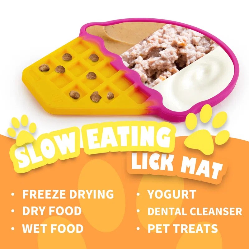 Chill Out - Ice Cream Dog Lick Mat Summer Slow Feeder for Dogs