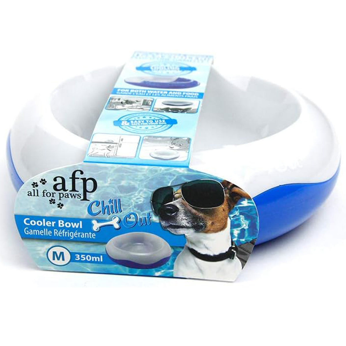 Chill Out - Dog Cooler Bowl - Pet Cooler Bowl Keeps Water Cool and Fresh for Hours