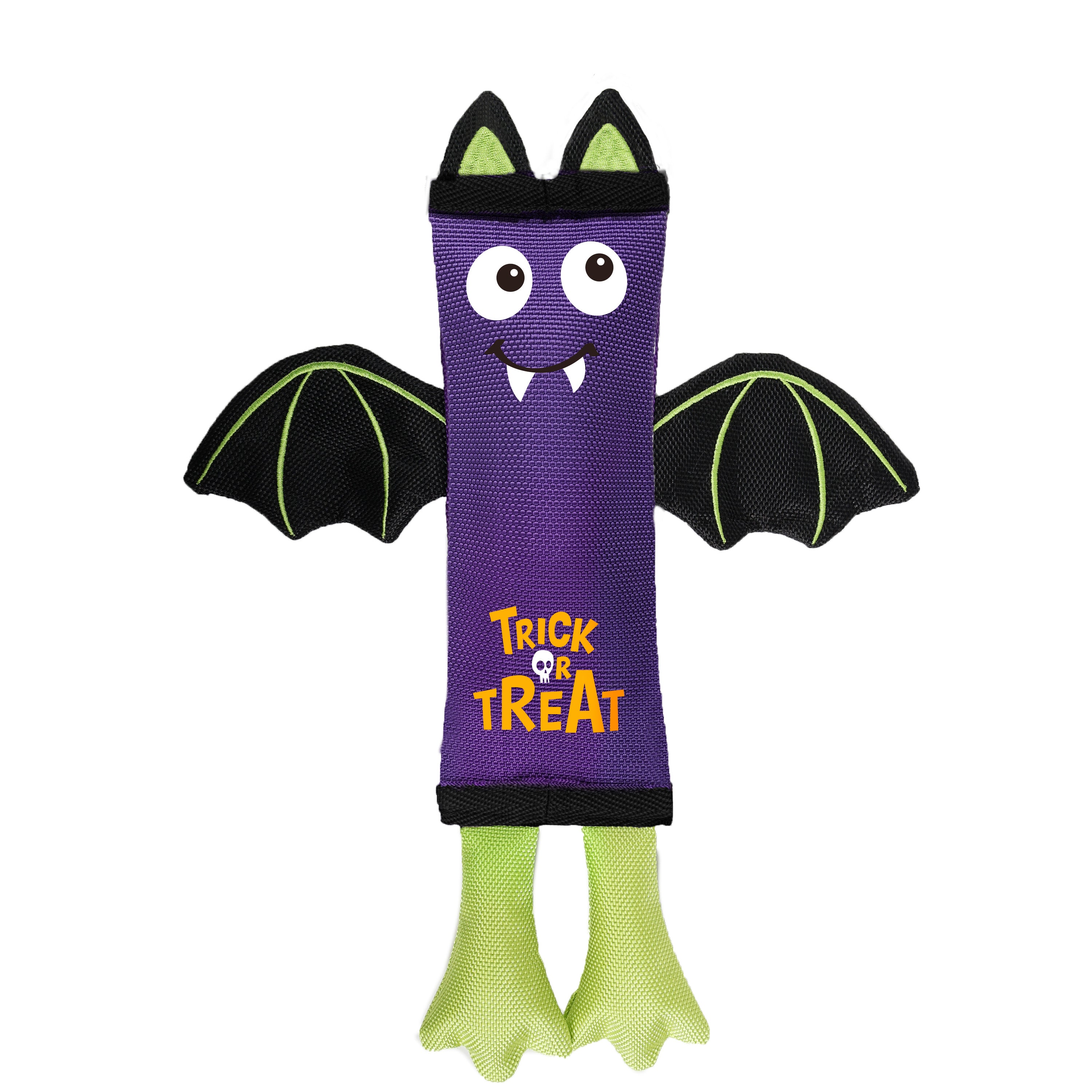 Happy Halloween Firehose Vampire Bat Dog Toy