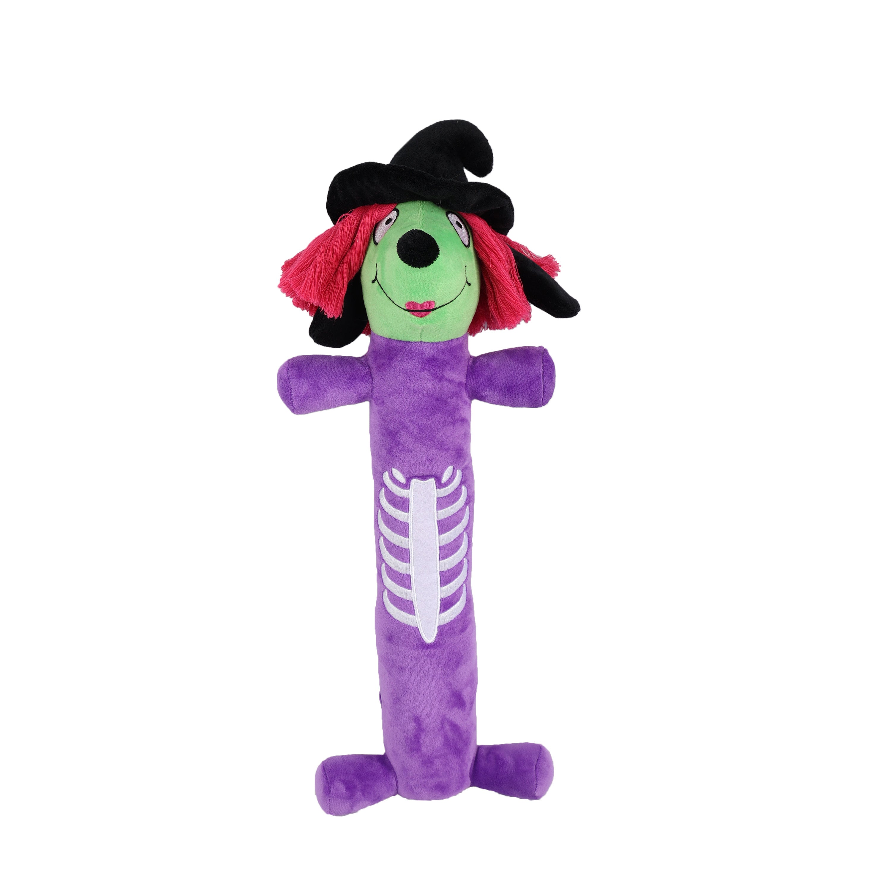 Happy Halloween - Dog Toy -Long Body Undead Witch
