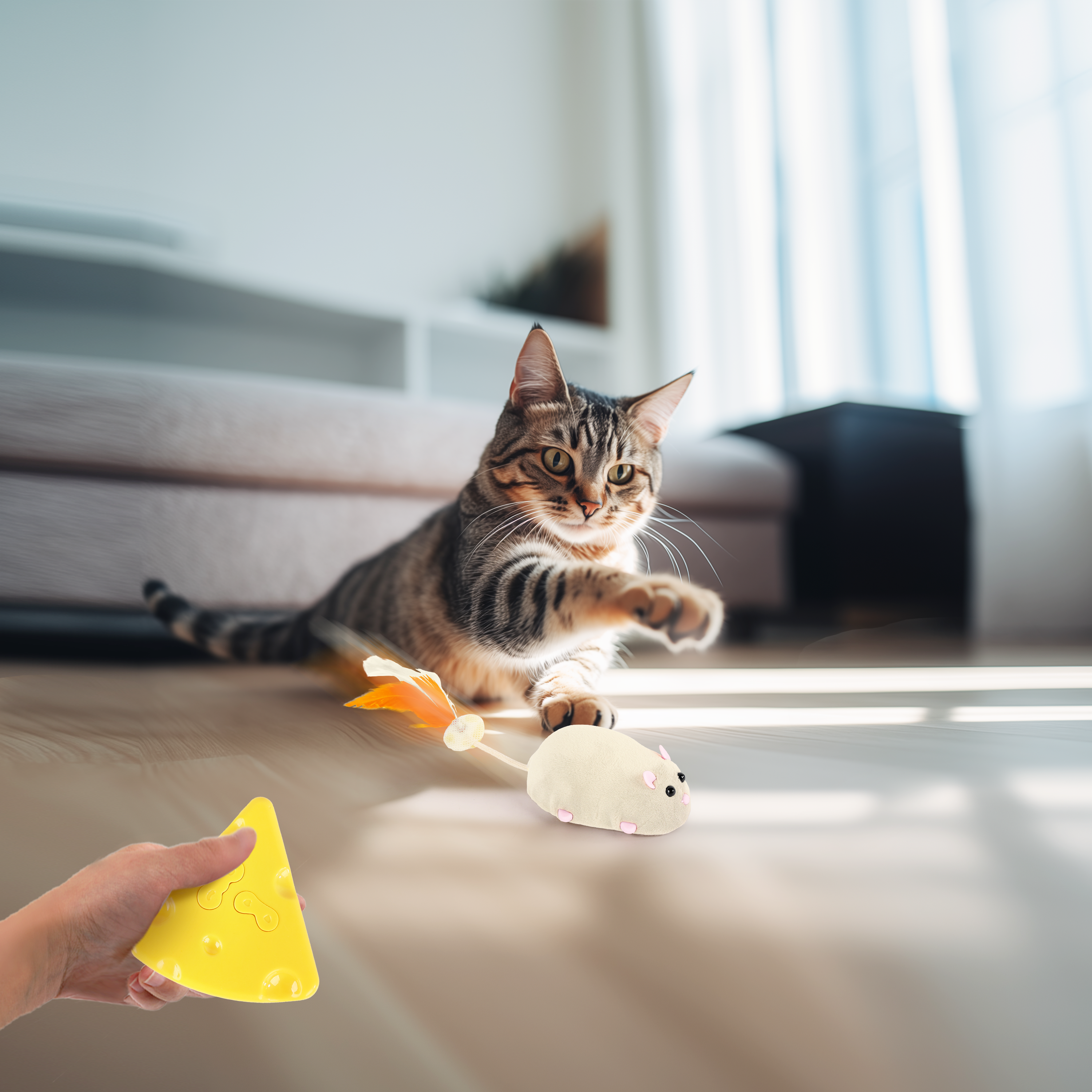 Allforpaws Mordern cat-Purr-suit Mouse