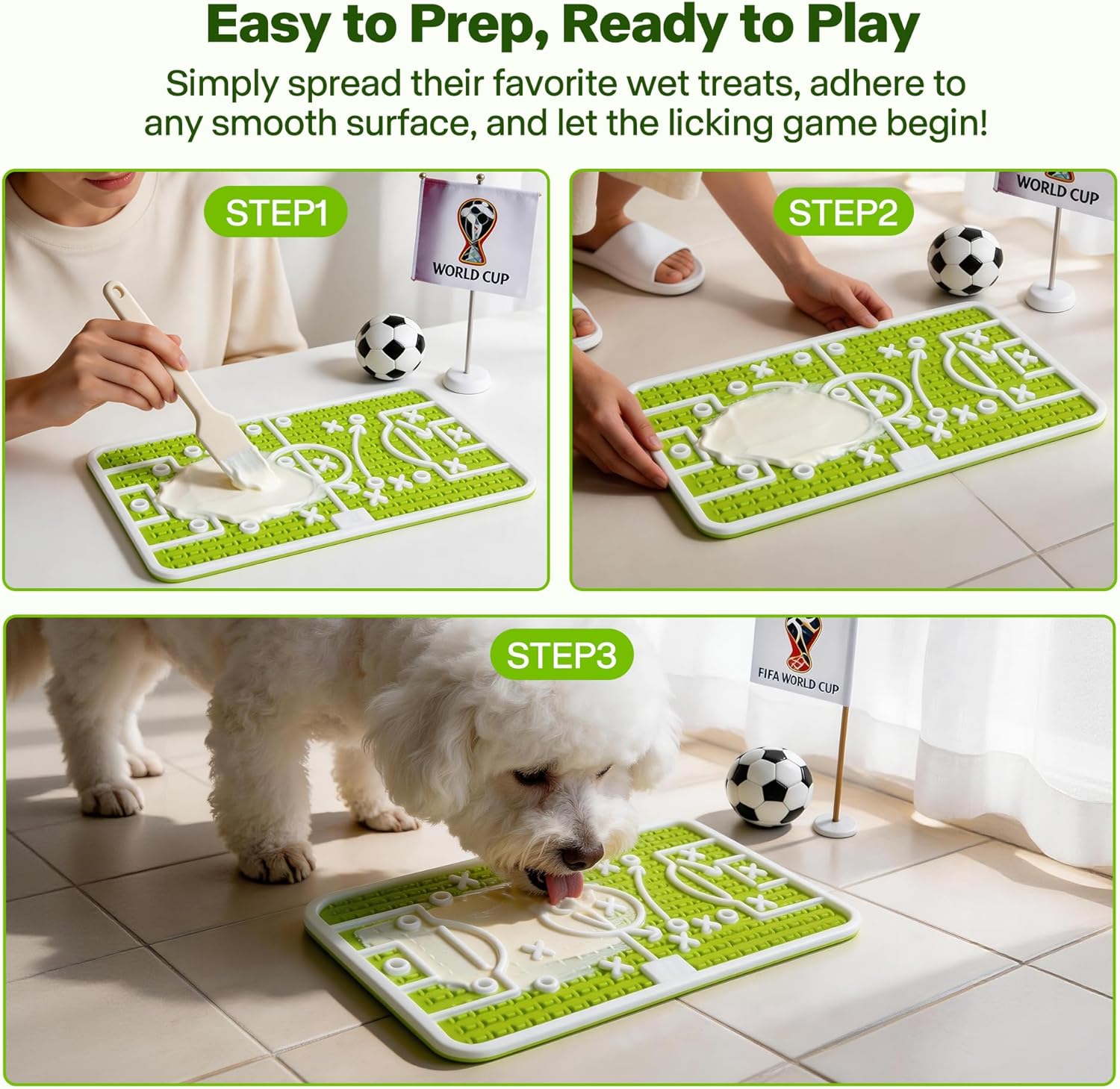 Official FIFA World Cup 2026 Edition - Dog Winner Lick & Play Mat