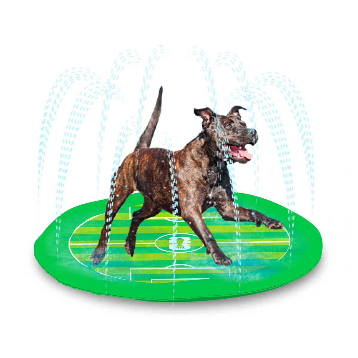 Official FIFA World Cup 2026 Edition Dog Sprinkler Splash Mat, 51