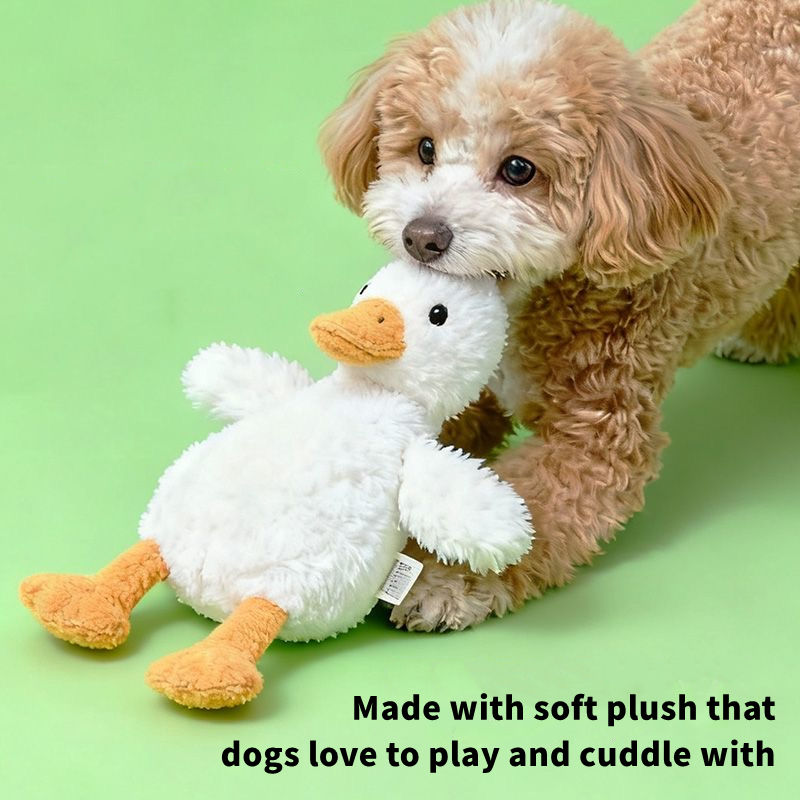 Titan Gnaw Squeaky Plush Dog Toy, Durable Chew Toy for Solo & Interactive Play