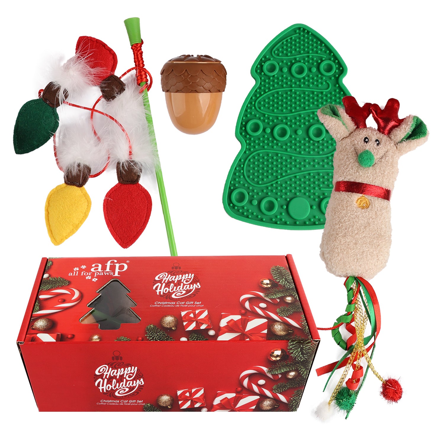 AFP-Allforpaws Christmas Cat Toy Gift Set 