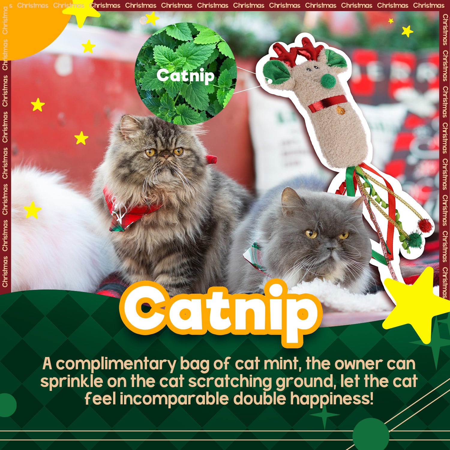 AFP-Allforpaws Christmas Cat Toy Gift Set 